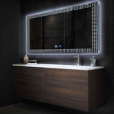 LED Spiegel Rechteckig | Touch-Schalter | Anti-Beschlag-Funktion | Kaltweißes Licht - Reyze Seria Official Model 6